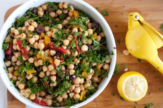 Chickpea Salad.